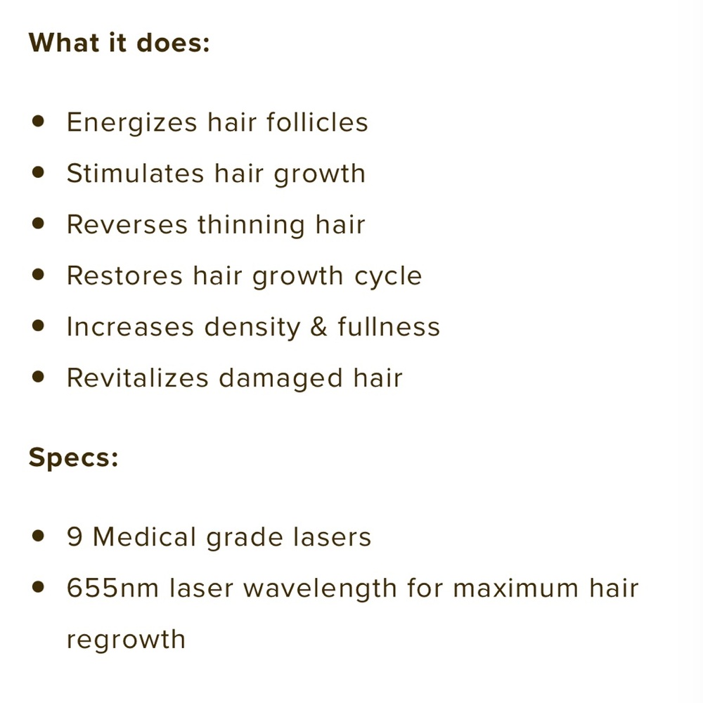 LaserComb Ultima 9 Classic Hair Growth Laser Light Device - Picture 5 of 5